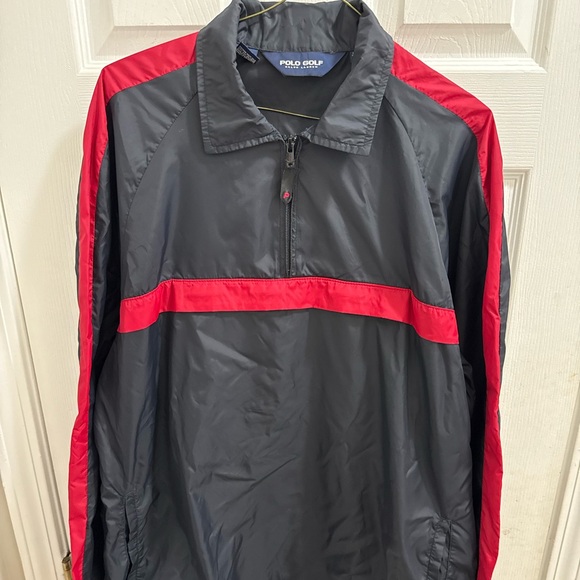 Ralph Lauren Polo Golf Windbreaker Jacket - Midnight Black